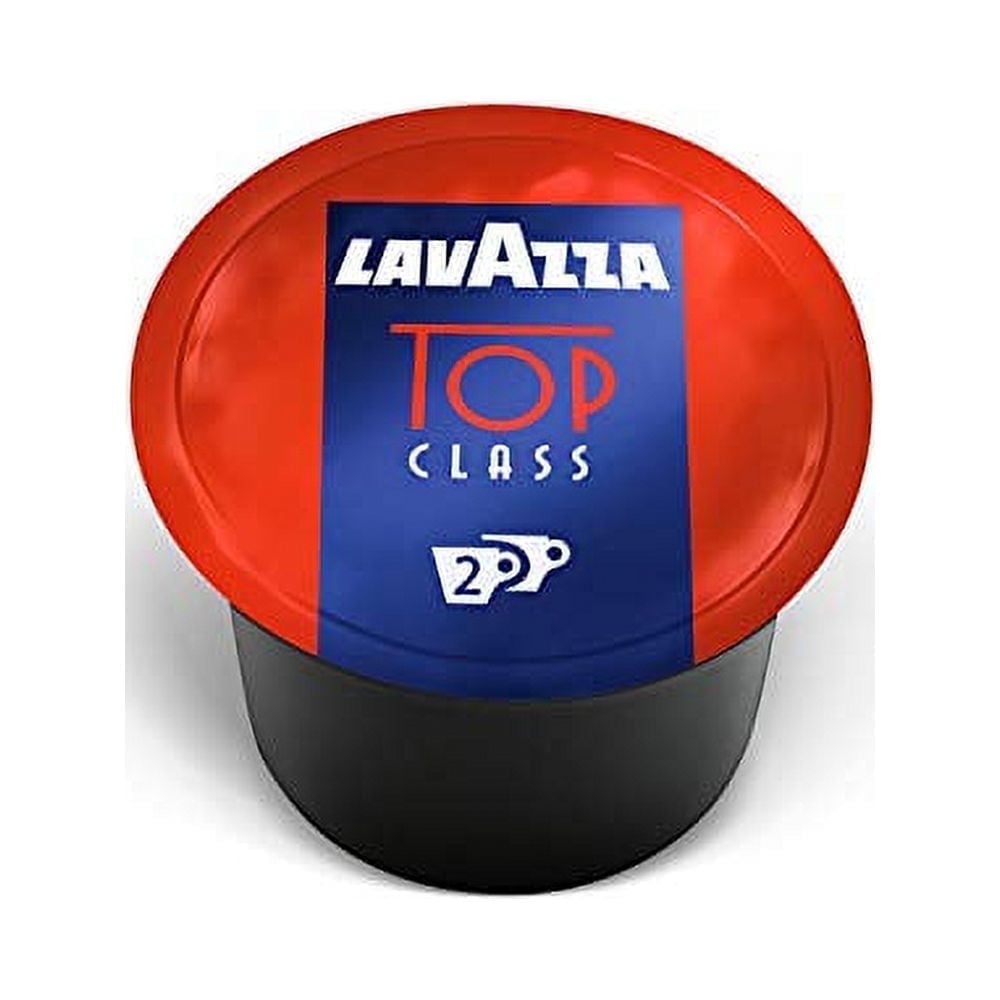Lavazza Blue Top Class Double Shot Espresso Capsules, Arabica and Robusta Blend, Compatible with Lavazza Classy Machines (100 Capsules)