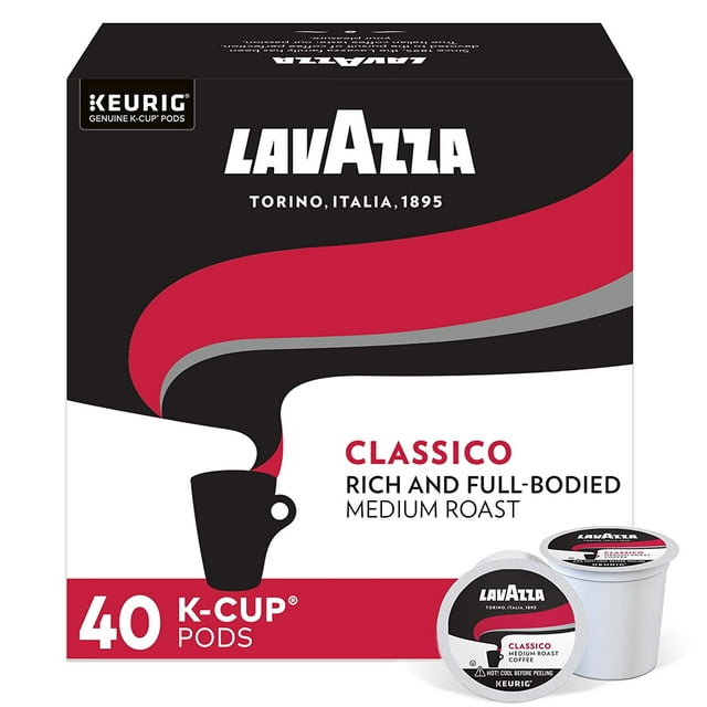Lavazza Classico SingleServe Coffee KCups for Keurig Brewer, Medium