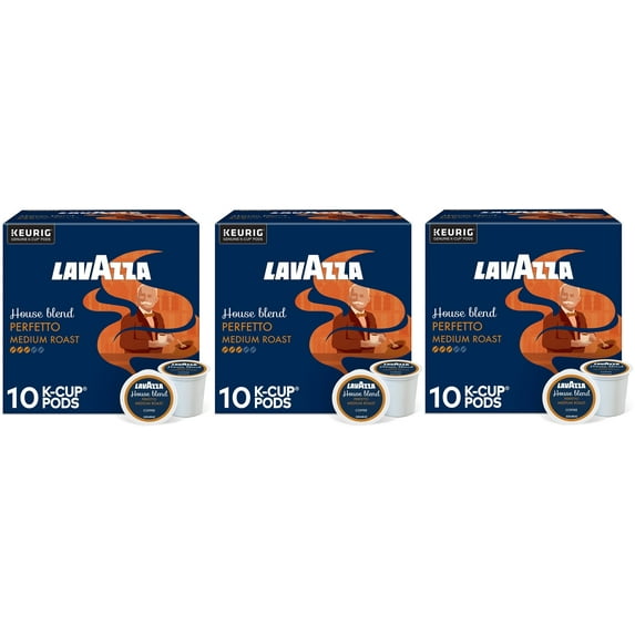Lavazza Coffee Perfetto House Blend 10 ct 4.1 oz (Pack of 3)