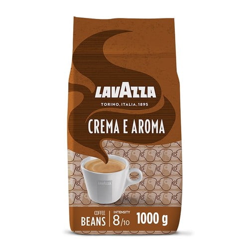 Lavazza Crema E Aroma Coffee Beans 1kg, British Import (Pack of 2)