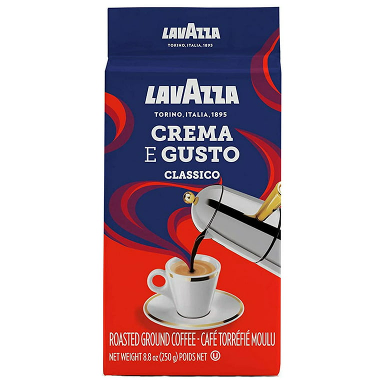 2 pack) Lavazza Espresso Italiano Ground Coffee, 8 oz Can