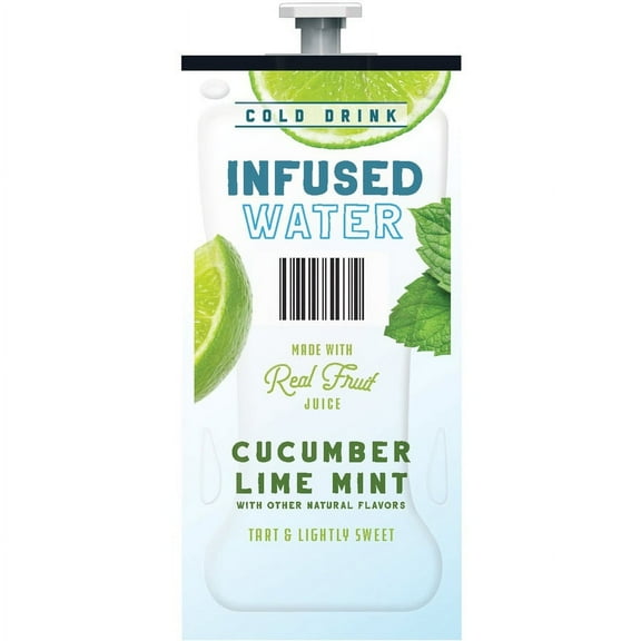 Lavazza Cucumber Lime Mint Infused Water - Ready-to-Drink - 100 / Carton | Bundle of 2 Cartons