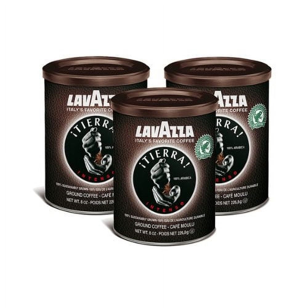 Lavazza Dark Roast Ground Espresso, Tierra Intenso, 8 oz