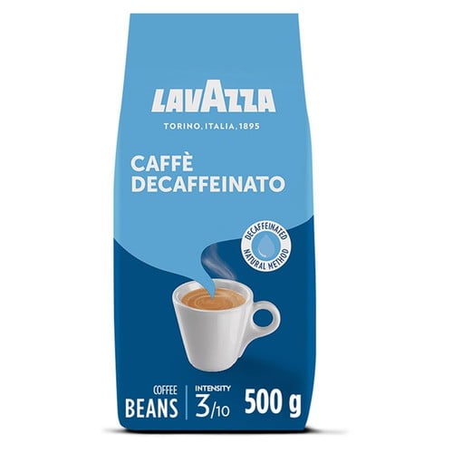 Lavazza Decaffeinated Coffee Beans 500g, British Import (Pack of 2)