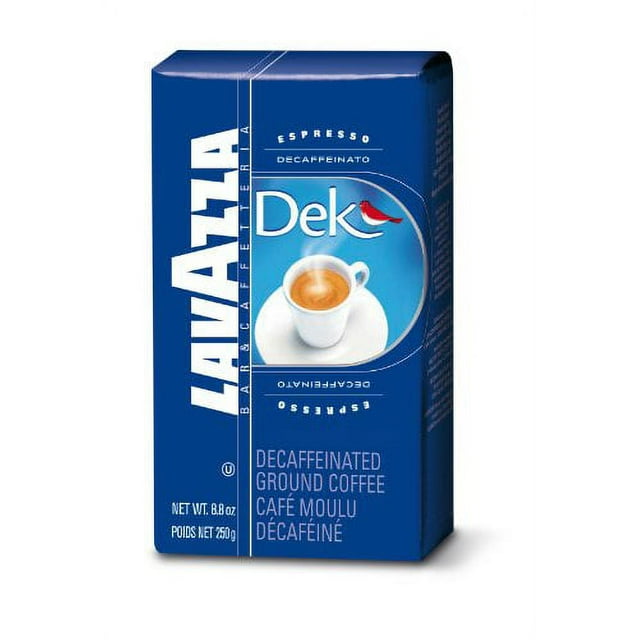 Dek Espresso Decaffeinated Roast Ground Coffee by Lavazza for Unisex - 8.8 oz Coffee