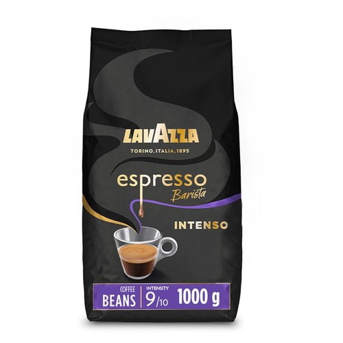 Lavazza Espresso Barista Intenso Coffee Beans 1kg, British Import (Pack of 2)