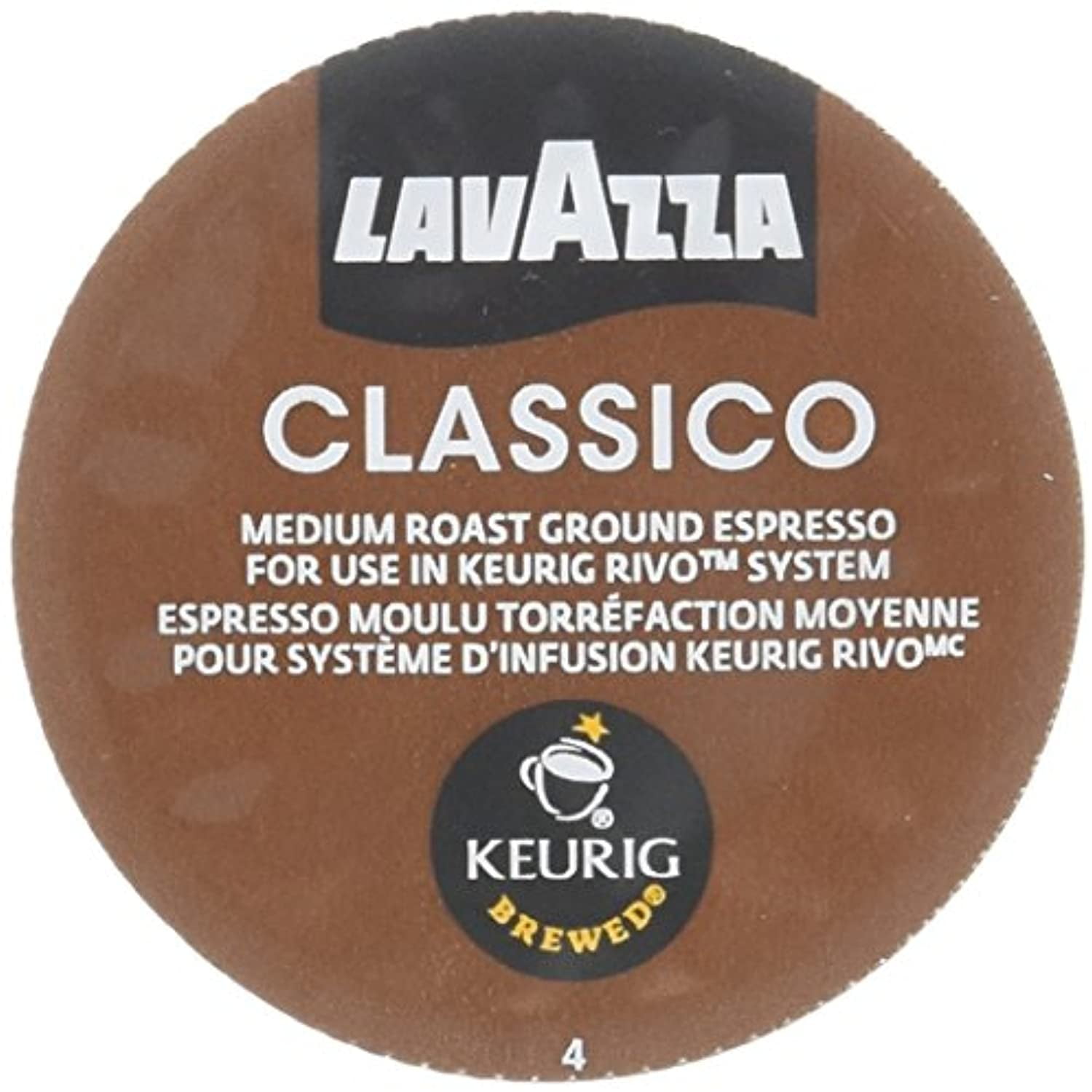 Lavazza Espresso Classico Keurig Rivo Pack, 18 Count