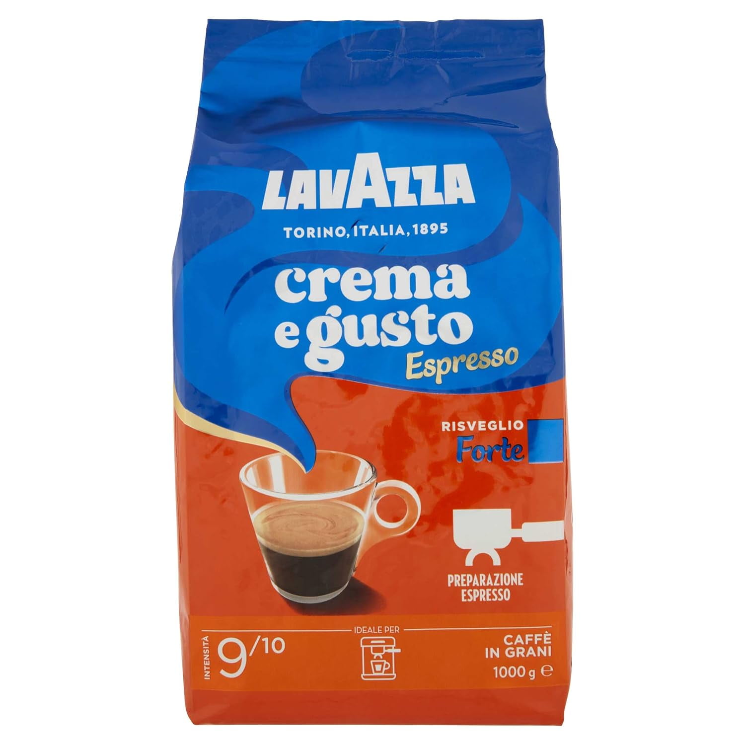Lavazza Espresso Crema e Gusto 1000g Whole Beans - Walmart.com
