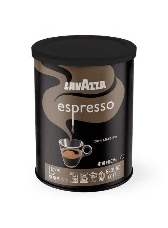 Lavazza Espresso Ground Coffee, 8 oz Can