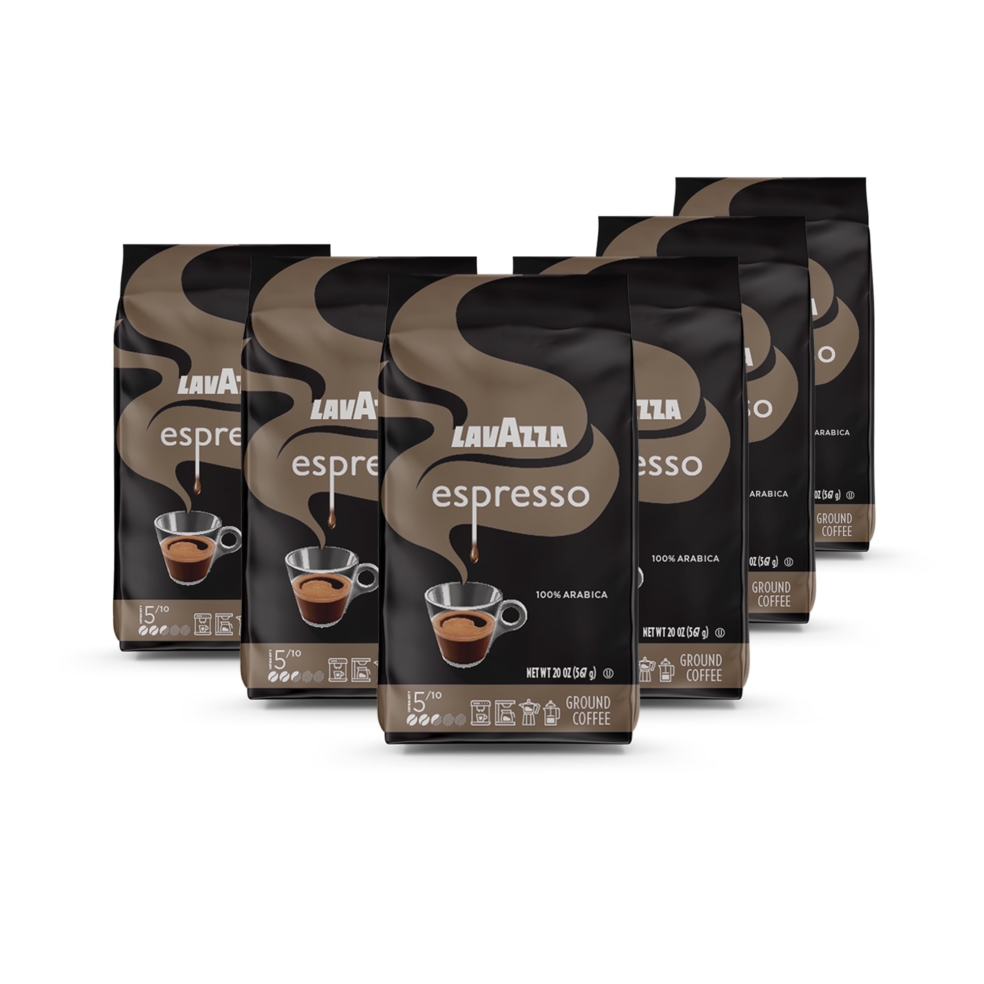 Lavazza Medium Roast Italiano Espresso Ground Coffee, 100