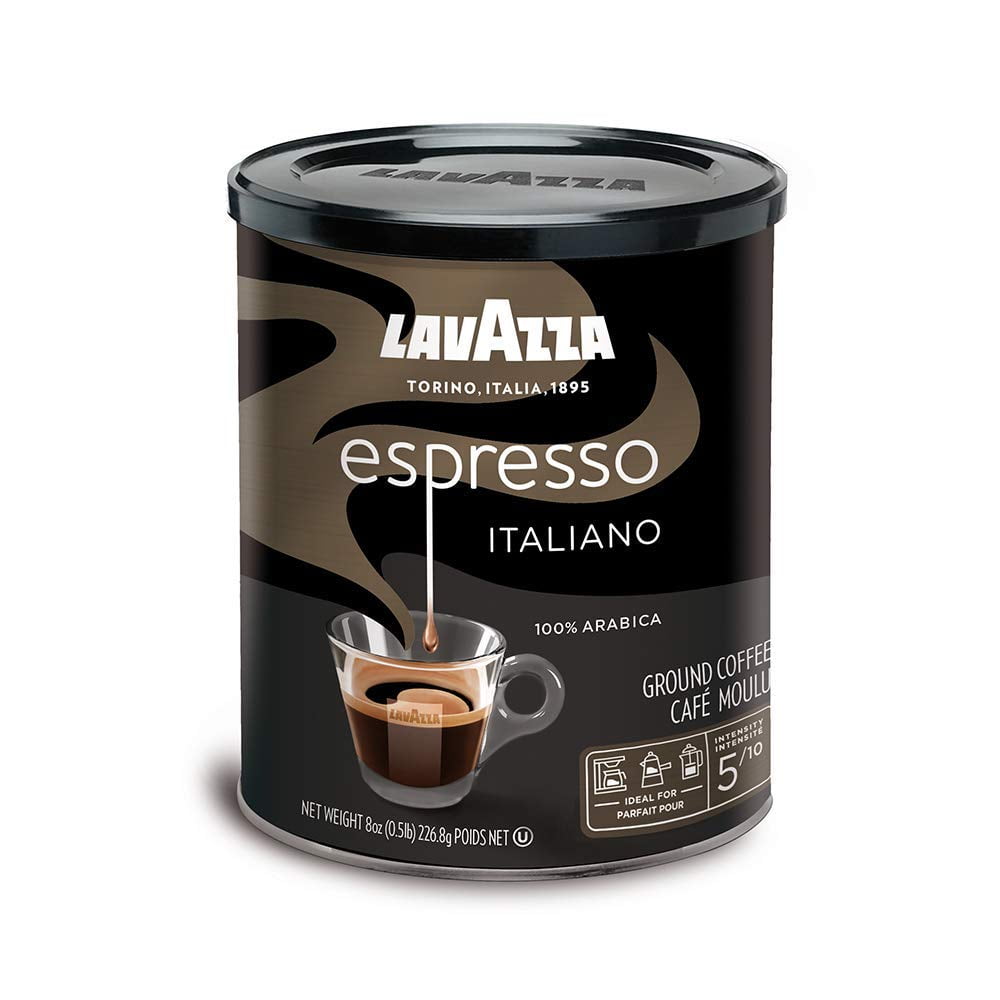 2 pack) Lavazza Espresso Italiano Ground Coffee, 8 oz Can