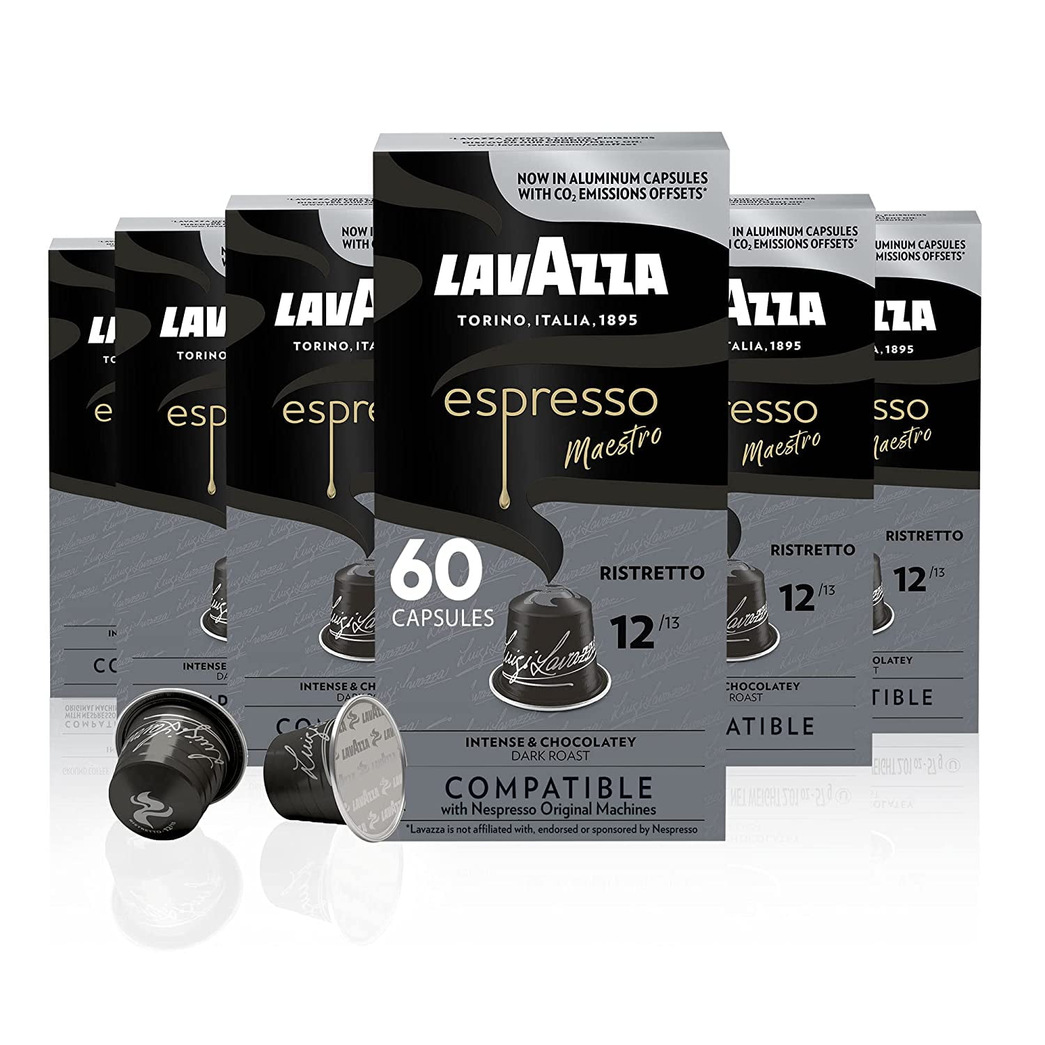 Miscela D'Oro Espresso - Nespresso Compatible Capsules Black Armoni 10/10  CT 