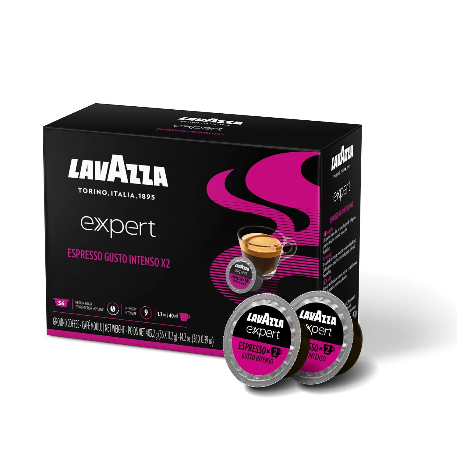 Lavazza Expert Coffee Classy Plus AllInOne Machine LB 400 + 1 Kit Pack of 36 Mixed