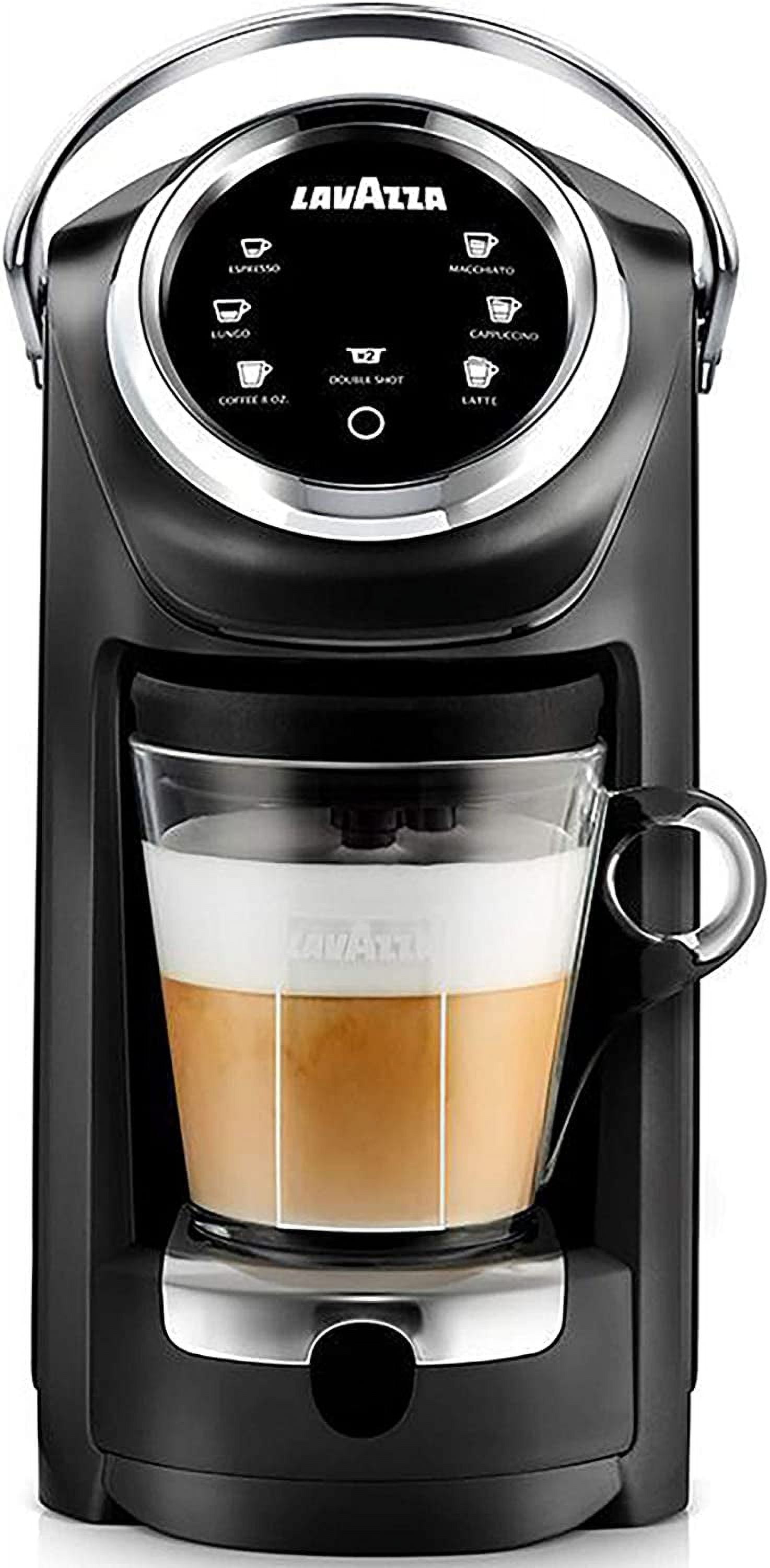 Lavazza Expert Coffee Classy Plus Single Serve ALL-IN-ONE Espresso & Coffee  Brewer Machine - LB 400 - (Includes Built-in Milk Vessel/Frother) 