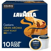 Lavazza Costiera Gran Aroma Keurig K-Cup® Pods, Light Roast, 100% Arabica (10 Pods)