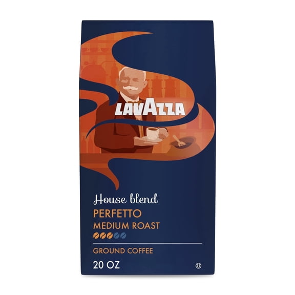 Lavazza Perfetto Ground Coffee Blend Dark Roast 20 ounces