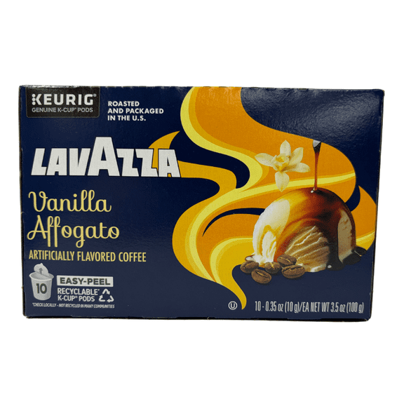 Lavazza Vanilla Affogato K-Cup Coffee Pods, Medium Roast, 10 Count