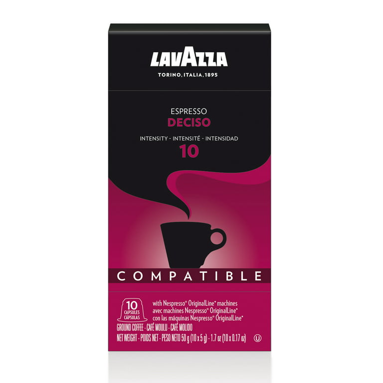 LavAzza Nespresso Compatible Espresso Capsules Delicato 4, 10pk