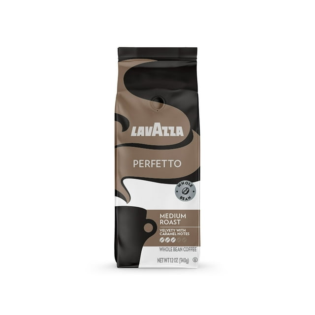 Lavazza Perfetto Whole Bean Coffee Blend Medium Roast 12oz