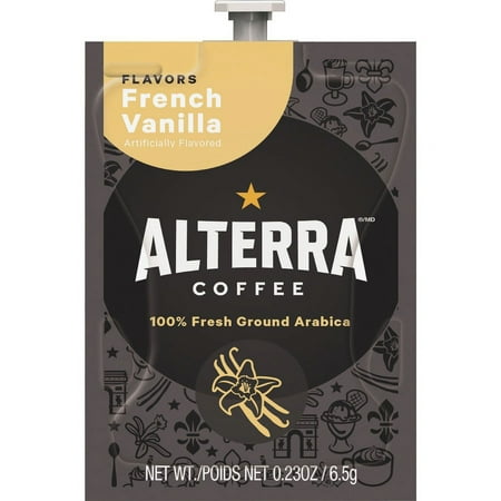 Lavazza Portion Pack Alterra French Vanilla Coffee - Compatible with Flavia Creation 150, Flavia Creation 200, Flavia Creation 500 - Medium - 100 / Ca | Bundle of 2 Cartons