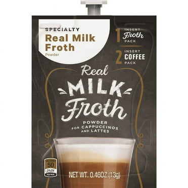 Lavazza Portion Pack Real Milk Froth Powder - Compatible with Mars Drinks Flavia Brewer - 72 / Each | Bundle of 5 Cartons