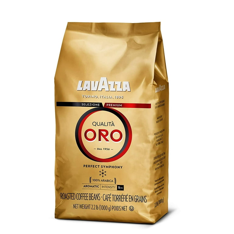 [Best Before: 02/20/24] Lavazza Qualita Oro Whole Beans Coffee, 2.2 lb.