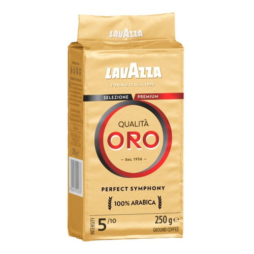 Lavazza Qualita Oro Ground Coffee 250g, British Import (Pack of 2)