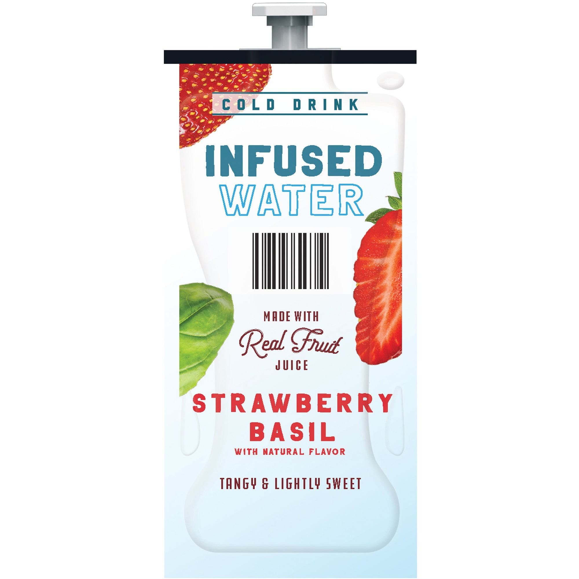 Lavazza Strawberry Basil Infused Water - Ready-to-drink - 100 / Carton