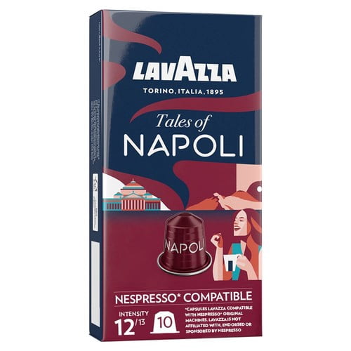 Lavazza Tales of Italy Napoli Nespresso Compatible Capsules, 10 pods per pack, British Import (Pack of 3)