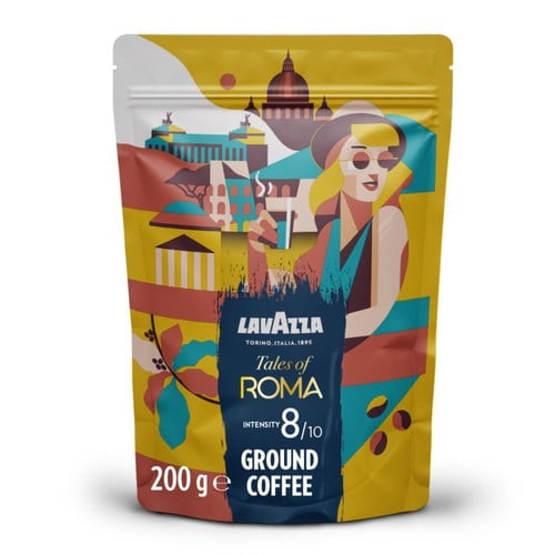 Lavazza Tales of Italy Roma Ground 200g, British Import (Pack of 2)