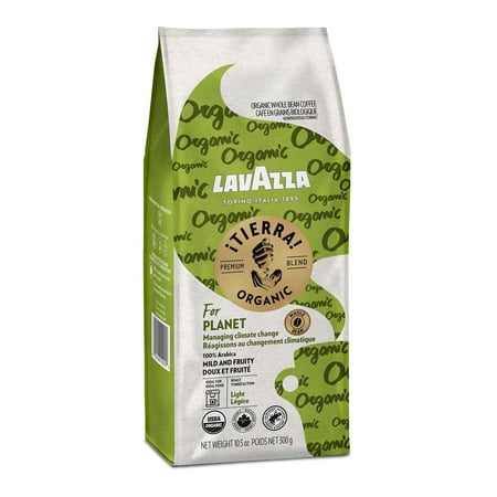 Lavazza ¡Tierra! Organic Planet Whole Bean Coffee Light Roast (Pack of 6)