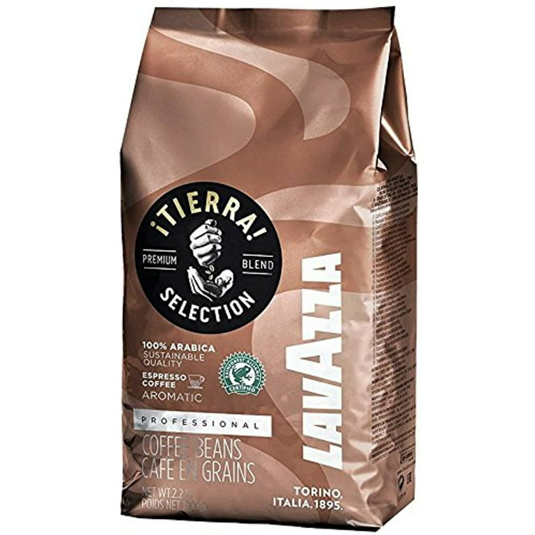 Lavazza Super Crema Whole Bean Coffee Blend, Medium Espresso Roast,  2.2-Pound Bag (Pack of 3)