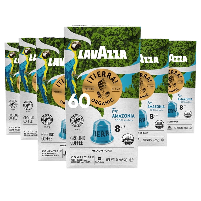 Samurai nero　LAVAZZA 1000gx3袋 Lavazza ¡Tierra! for Amazonia 60ct, compatible with Nespresso