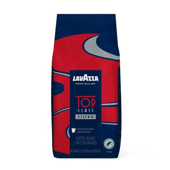 Lavazza Top Class Filtro Whole Bean Coffee, 100% Arabica, 2.2 lb Bag (Pack of 1)