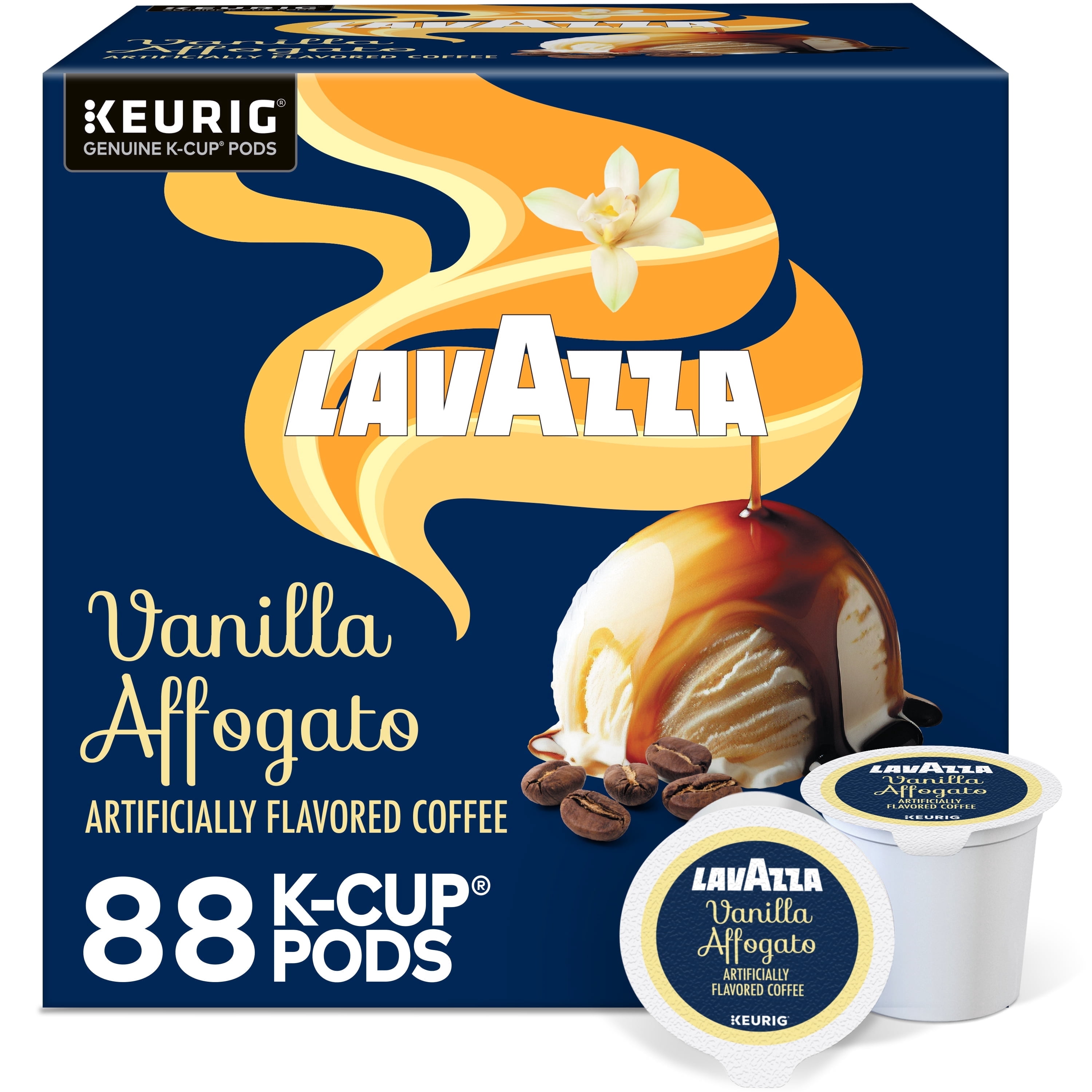 KA-VULUNGAN COFFEE ドリップコーヒーセット　R ee Lavazza Vanilla Affogato Keurig K-Cup® Pods, 88 ct, Light-Medium