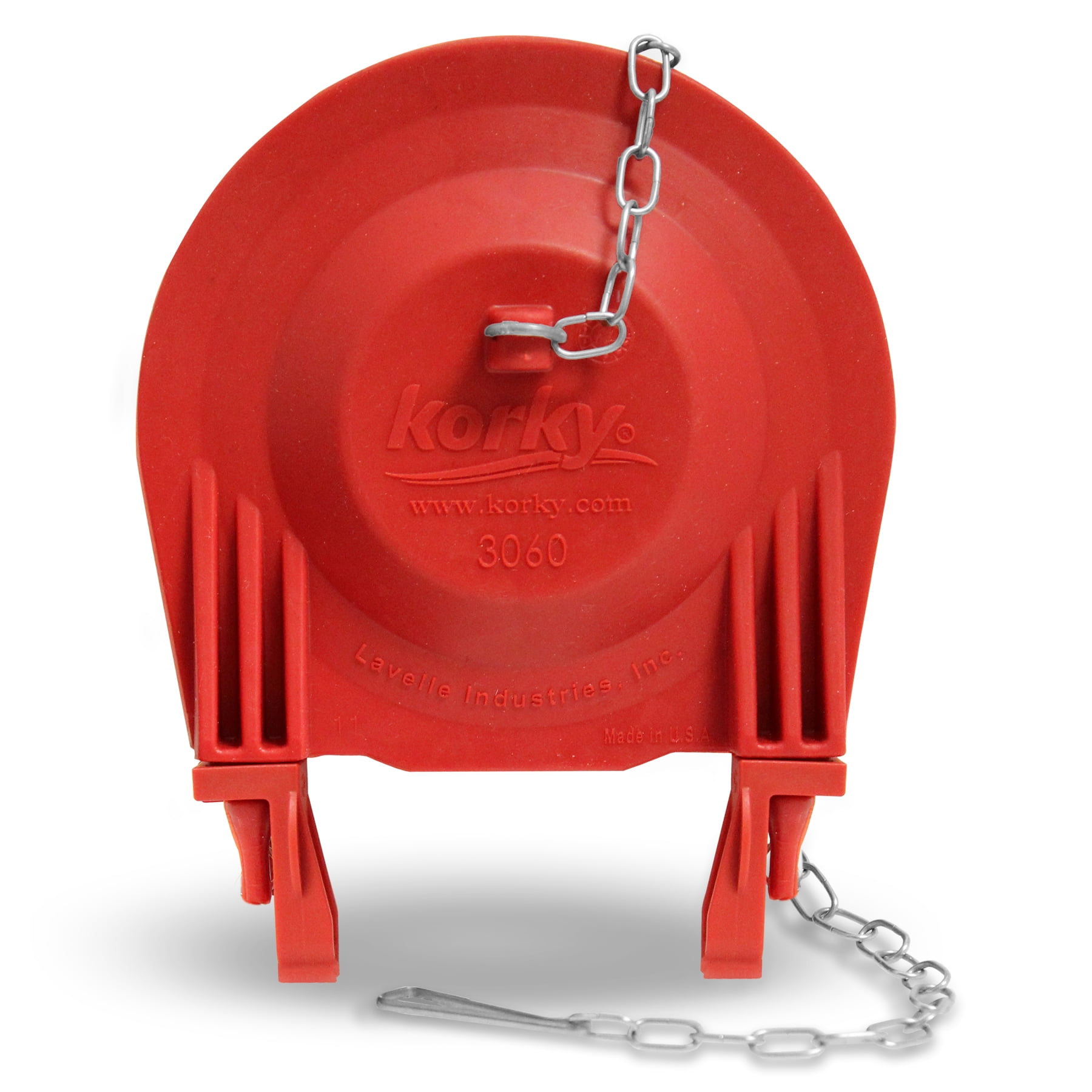 Korky Red 3-Inch Adjustable Universal Toilet Flapper