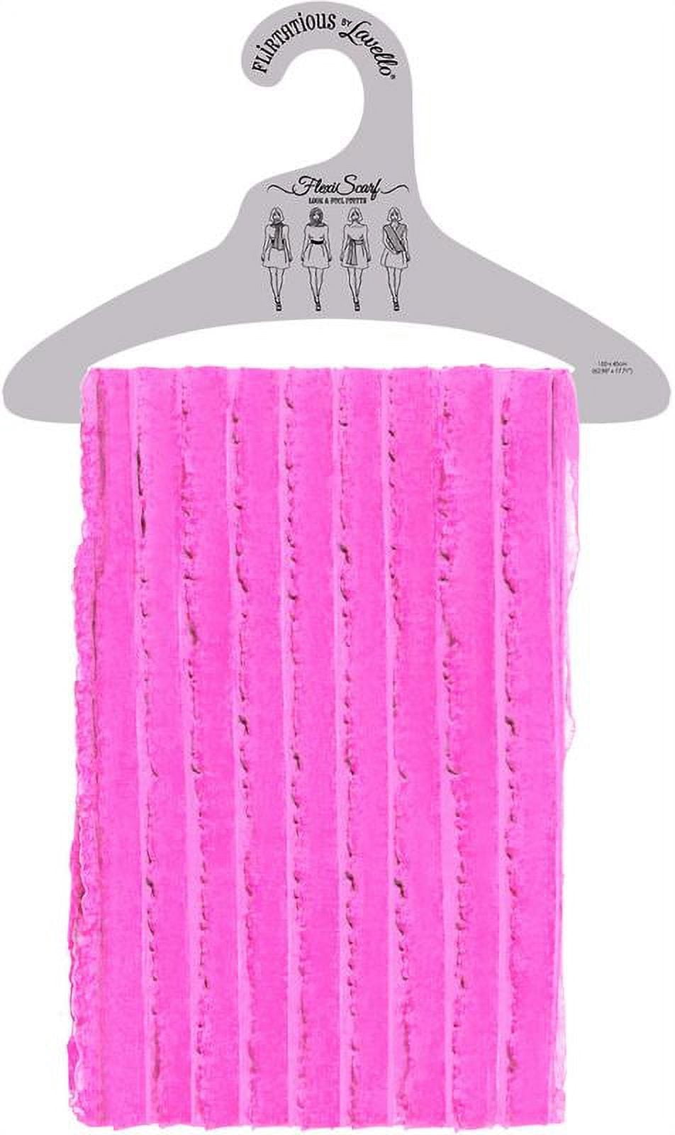 Lavello Versatile Ruffled Scarf, Pink - Walmart.com