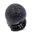 thumbnail image 1 of Lavencious Snowball Rhinestone Cocktail Stretch Ring Party Ring for Women Free Sizes, 1 of 3