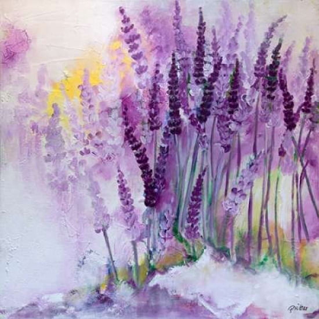 Lavendel II Canvas Art - Petra Ruther (24 x 24)