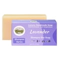 thumbnail image 1 of Lavender 3.5 Oz Shampoo Bar - Anti-Dandruff, Jojoba Oil, Tea Tree Oil - No Conditioner needed- Phthalate Free - Paraben Free - Sulfate Free - Organic and All-Natural - Falls River Soap Company, 1 of 5