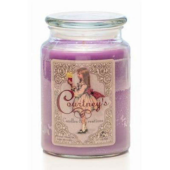 Lavender Amber - Courtneys Candles Maximum Scented 26oz Large Jar Candle