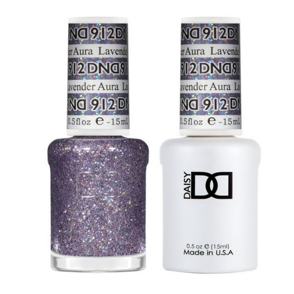 Lavender Aura #912 & Matching Polish Set - DND Gel & Lacquer