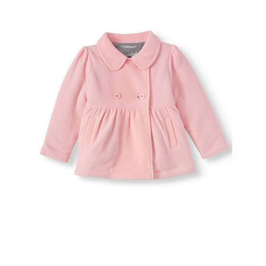 Lavender Baby Toddler Girl Polar Fleece Peacoat Jacket
