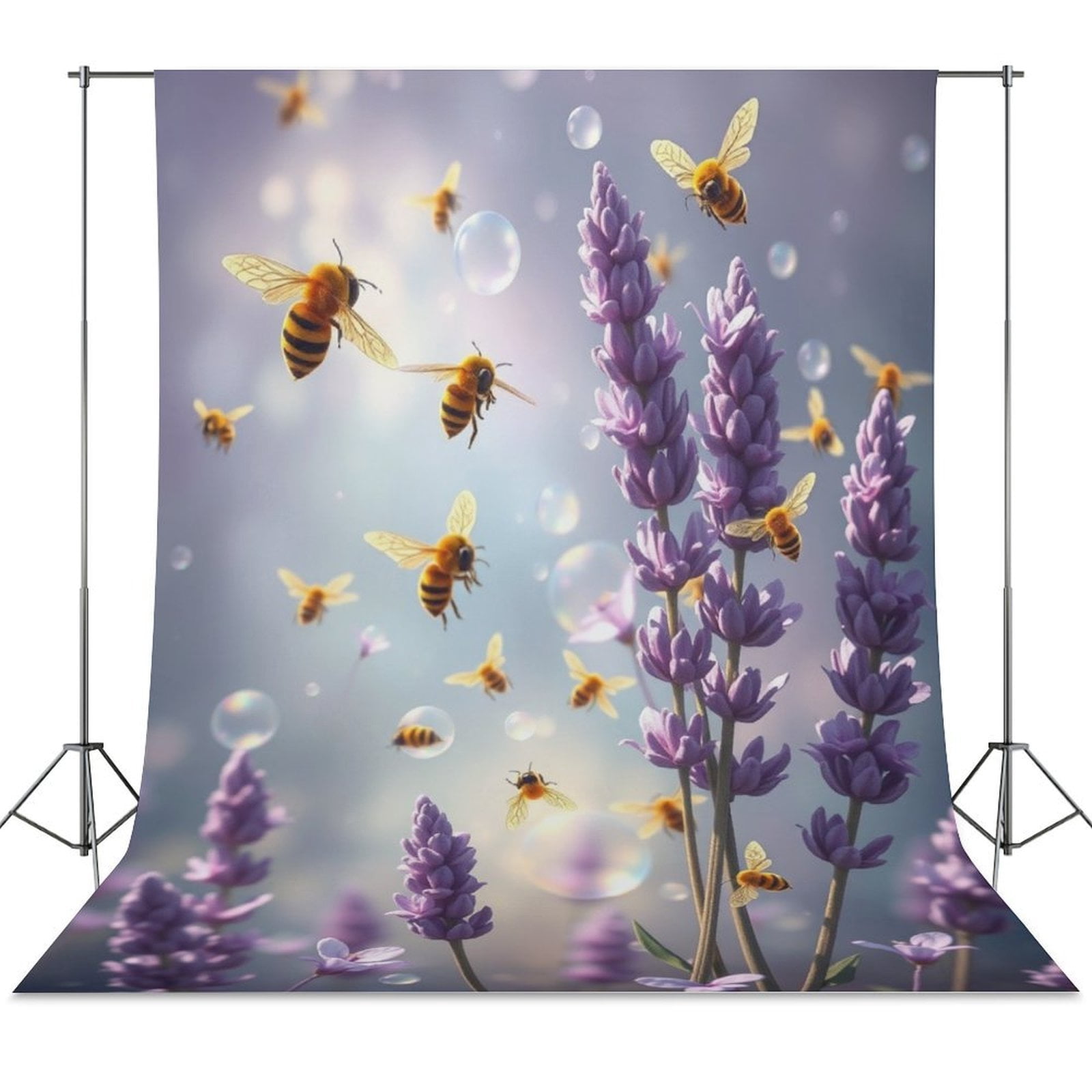 Lavender Backdrop Baby Shower Newborn Portrait Girl Boy Birthday Party ...
