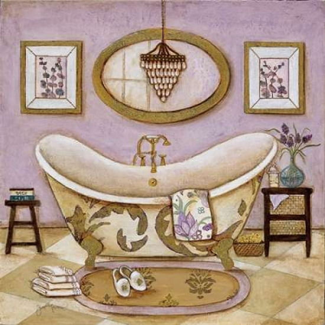 Lavender Bath II Canvas Art - Tava Studios (24 x 24)