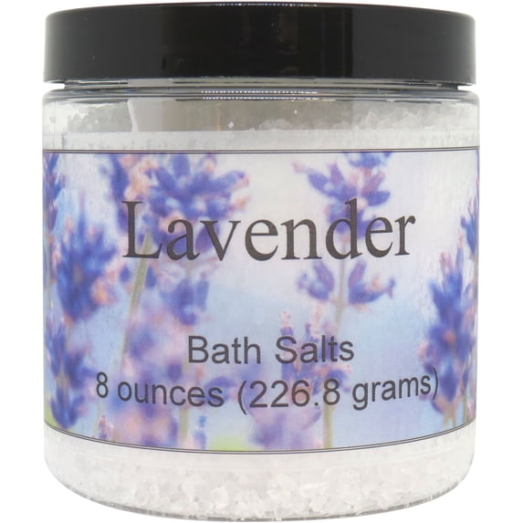 Lavender Bath Salts by Eclectic Lady, 8 ounces