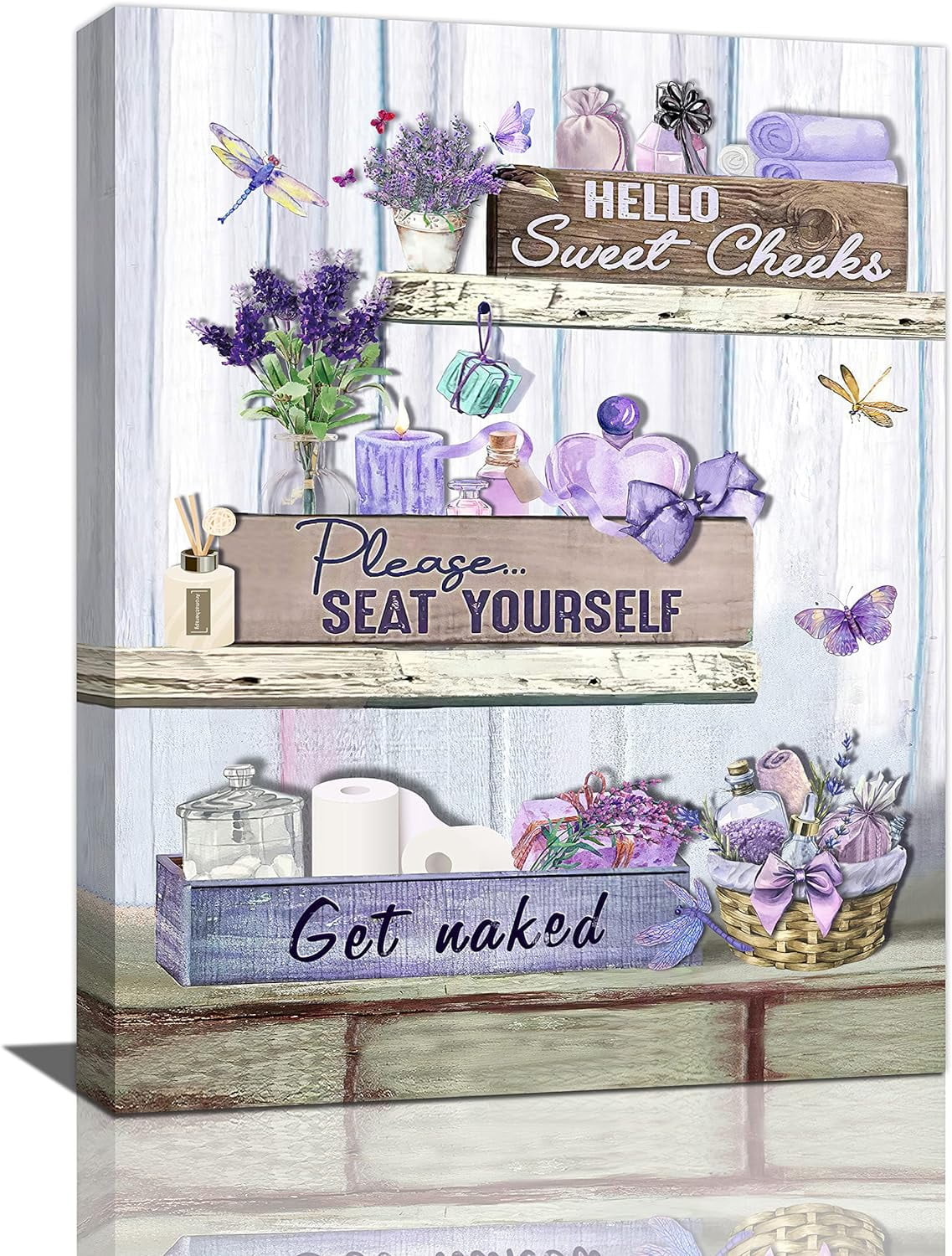 Lavender Bathroom Wall Art Purple Bathroom Pictures for Wall Rustic