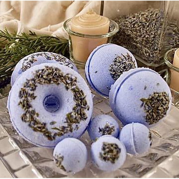 Lavender Blossom Bath Bomb 1oz Bubbly Moisture Soak for Ultimate Relaxation