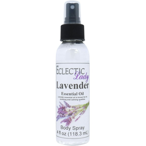 Lavender Body Spray, Eclectic Lady, Hydrating Mist, Unisex (Double Strength), 8 oz
