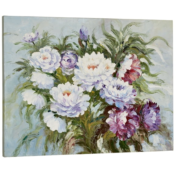 Lavender Bouquet Canvas Wall Art Multi Cool 40” x 1.5” x 30”
